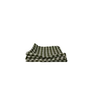 Quince Home Gingham Table Napkin Set of 4 Green 20x20